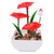 Desktop Fountain Ornament Indoor Small DIY Tabletop Circulating Waterfall Decoration for Office Living Room UK Plug 220-240V