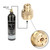 CO2 Cylinder Refill Adapter Female Thread G1/2 to Male Thread TR21-4 for SodaStream Soda Club(Gold )