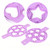 2Pcs Non-stick Pancake Pan Egg Maker Egg Mold Ring Kitchen Baking Cooking Tool