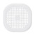 Drain Hair Catcher TPR Hair Stopper Easy Maintenance Mesh Filter Anti Clog Shower Drain Strainer for Bathroom Kitchen White