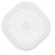 Drain Hair Catcher TPR Hair Stopper Easy Maintenance Mesh Filter Anti Clog Shower Drain Strainer for Bathroom Kitchen White