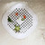 Drain Hair Catcher TPR Hair Stopper Easy Maintenance Mesh Filter Anti Clog Shower Drain Strainer for Bathroom Kitchen White