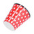 260ml Imitation Porcelain Water Cup Coffee Milk Cup Drinking Mug for Restaurant School UseRed Dot