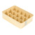 Sock Underwear Organizer Divider Plastic 15 Cell Closet Drawer Storage Box for Panty Ornament Ties Yellow