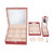 Jewelry Case Leather Lock Large Capacity Functional Storage Exquisite Box for Girls