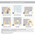 Window Film Decorative Glass Window Sticker Anti UV Sun Blocker Heat Control Waterproof Glass Window Film 60 X 200cm