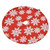 Christmas Tree Skirt White Snowflake Pattern Xmas Tree Mat for Holiday Party Decorations78cm/30.7in