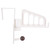 Punch Free Clothes Coat Bag Towels Hanger Hook for Bathroom Kitchen Door Storage