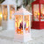 Outdoor Christmas Lantern Battery Operated Lighted Small Wind Lamp Deer / Snowman / Angel / Santa Claus Christmas Decorations Hanging Lantern Xmas Tree Pendant Novel Props Light for Party Home Porch Events Bar