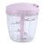 900ML Multi Function Meat Chopper Hand Pulled Meat Mincer Household Food Processing Tool(Large Size Pink)