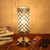 Tomshine Touching Control Bedside Table Lamp with Dual USB Charge Port & AC Socket 3-way Dimmable Nightstand Desk Light for Bedroom Living Dining Room Office (bulb included)