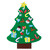 DIY Felt Christmas Tree Set Wall Hanging Decoration Child New Year Xmas Gift Christmas Decoration