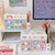 Desktop Storage Box Drawer Design Large Capacity Decorative Simple Dust Cover Skincare Storage Box Light Pink with Stickers