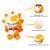 Popular Game Plushies Plush Figure Toys Gifts for Game Fans 25cm Sun Plush Toy Stuffed Toys Dolls Kids Gifts