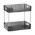 Desktop Organizer 2 Tier Ample Space Modern Storage Rack Shelves for Office Bedroom Home Decoration Grey