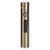 Mini Portable USB Electric Arc LED Lighter Windproof Cigarette Lighter With Power DisplayGold Brushed