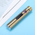 Mini Portable USB Electric Arc LED Lighter Windproof Cigarette Lighter With Power DisplayGold Brushed