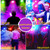 A C100-240V 22-23W 36 LEDs Par Light Stage Lamp Lighting Fixture Diverse Lighting Modes Supported DMX512/ Sound Activated/ Master-slave/ Auto-run Mode for Disco Party Christmas Xmas DJ Show