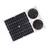 40W Solar Panel Fan Kit Waterproof Exhaust 6 Inches Portable Solar Vent Dual Fan for Chicken Coops Greenhouses Sheds