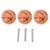 3 Set Basketball Cabinet Kitchen Home Knobs Ball Type Single Hole Drawer Ceramic Handle