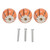 3 Set Basketball Cabinet Kitchen Home Knobs Ball Type Single Hole Drawer Ceramic Handle
