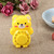 Mechanical Cooking Timer Cartoon Bear Shape Kitchen Manual Alarm Counters(Yellow)