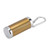 Portable Ashtray Stainless Steel Fireproof Buckle Design Exquisite Look Mini Ashtray Keychain for Car Office Gold