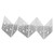Taco Holder Round Holes Stainless Steel Taco Holder Stand Dishwasher Oven and Grill Safe 14x5x4cm / 5.5x2.0x1.6in