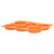 6Grid Silicone Donut Mold NonStick Round Chocolate Cake Mold Tray Kitchen Oven Baking Tool(Orange )