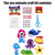 8 Pcs Children Felt Sewing Kit Ocean Animals DIY Art Craft Felt Set Beginners Sewing Set for Boys and Girls Educational Gift