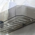 Wall Mount Bathroom Shelf Multifunctional Punch Free Convenient Storage Shower Shelf Organizer for Home Transparent Black