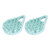 2 Packs Hair Scalp Massager Shampoo Brush Silicone Bristles Hair Scrubber Massager Hair Care Tools for Remove DandruffBlue Green