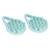 2 Packs Hair Scalp Massager Shampoo Brush Silicone Bristles Hair Scrubber Massager Hair Care Tools for Remove DandruffBlue Green
