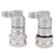 2PCS MFL1/4in Ball Lock Disconnect Stainless Steel Keg Fittings Quick Coupling Brewing Accessory