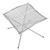 Portable Detachable Folding Barbecue Firewood Stove Fire Frame for Outdoor Hiking Camping