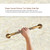 Antique Style Brass Carved Shower Tub Safety Grab Bar Wall Mounted Bathroom Accessories