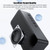 Digital Alarm Clock with BT Speaker,  Mirror LED Display Clock with Dual Alarms for Bedroom HIFI Speaker Support TF Card