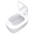 Rice Storage Bucket PP Rice Container Transparent Cover Food Storage Dispenser Corn Bucket for Home White