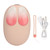 Electric Hand Warmer Cute Bunny USB Rechargeable Power Bank 2 Gears Adjustable Temperature Portable Pocket Heater for Winter Pink