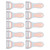 10Pcs 2 in 1 Kitchen Peeler Stainless Steel Potato Vegetable Parer for Home Restaurant