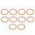 10pcs Wooden Rings Unfinished DIY Natural Wood Circles for Craft Jewelry Making Baby Teething7cm