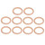 10pcs Wooden Rings Unfinished DIY Natural Wood Circles for Craft Jewelry Making Baby Teething7cm