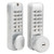 Double Sided Mechanical Password Lock with Keys Courtyard Door Coded Lock Home Supplies