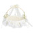 Wedding White Flower Basket Sufficient Capacity Lace Edge Elegant Romantic Flower Basket for Wedding Photography Props