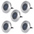 5Pcs Solar Power Underground Light Landscape Lamp 16 LED RainProof for Garden Courtyard Villa