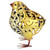 Bird Ornament Wrought Iron Animal Figurine Home Decoration Gift for Office Desktop
