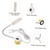 AC110-250V 6W 30LEDs Sewing Machine Light Lamp Fixed Base Flexible Bendable Tube Goose Neck Design for Housework Household Duties Chores
