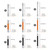 360 Degree Faucet Sprayer Extension Hose Silicone Extension Tube with Leakproof Gasket Bubbler Flexible Faucet Extender Water Hose