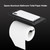 Space Aluminum Toilet Bathroom Paper Holder Phone Shelf Wall Mounted Accessories Black Color