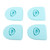 4pcs Replacement Stopper Compatible for Owala FreeSip Silicone Anti Spill Lid Stopper Water Bottle Top Lid Replacement Parts Sky Blue